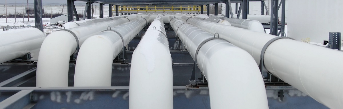 Pipes at Enbridge's Superior Terminal